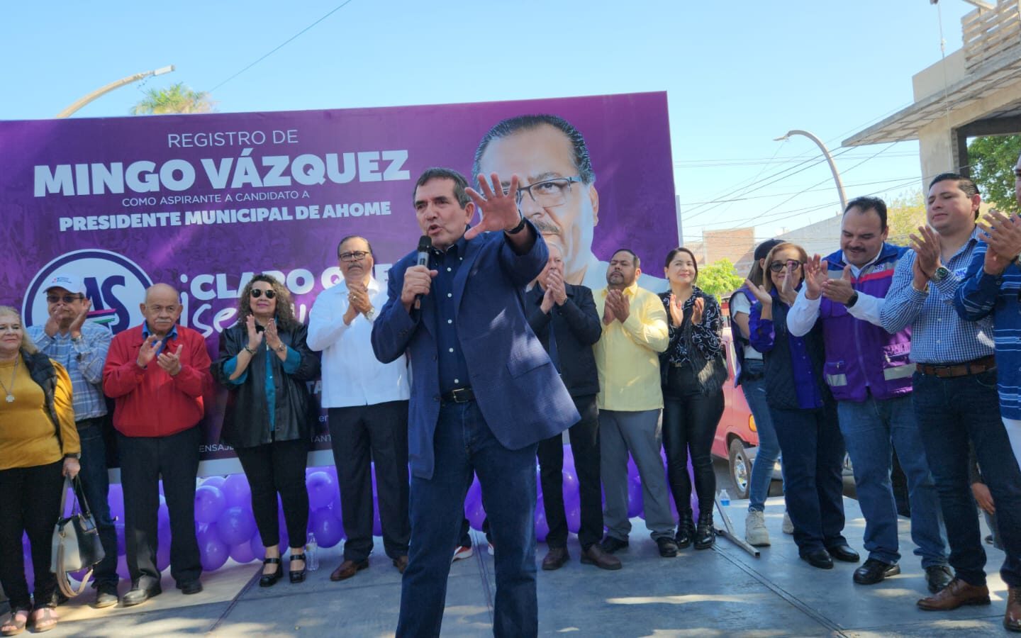 Héctor Melesio Cuén aseguró que ‘Mingo’  barrerá con el presidente espurio en las urnas